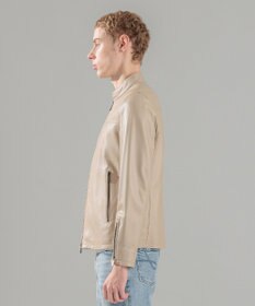 JOSEPH HOMME ライトラムナッパ レザー　    シングルライダース