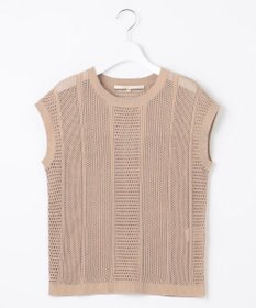 自由区 【洗える・XSサイズあり】シアーコイル ニット