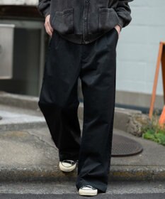 WEGO 別注RED　KAPタックワイドチノパンツ