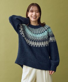 ANY ノルディックパターンニット