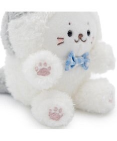 Mother garden しろたん 猫キーホルダー 《ハチワレ》 単品