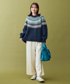 ANY ノルディックパターンニット