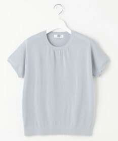 J.PRESS LADIES L 【洗える・抗菌防臭】コットンアセテート ドルマン ニット