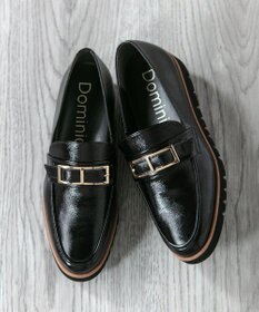 Dominic3 スニーカーソール バックルレザーローファー