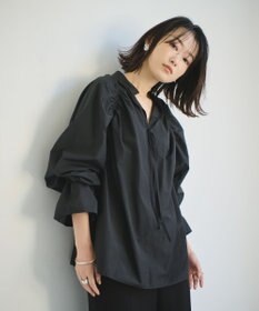 #Newans 【ANSWER for 骨格ナチュラル】ギャザーショルダーシャツ