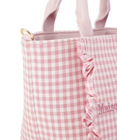 Maison de FLEUR ギンガムフリル2Wayバッグ
