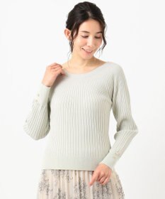 ANY SIS L 【洗える】キュウシンRIB ニット