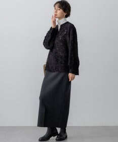 23区 【VERY掲載/洗える】カシミヤブレンド Iライン ニットスカート