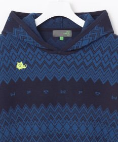 PW CIRCULUS 【手洗い可】【MEN】フェアアイルニットフーディ