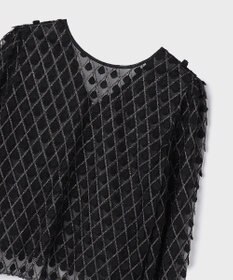 GRACE CONTINENTAL モチーフチュールブラウス