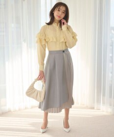 Feroux 【洗える】フリル ブラウス