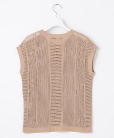 自由区 【洗える・XSサイズあり】シアーコイル ニット