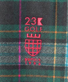 23区GOLF 【WOMEN】チェック長袖ポロシャツ