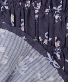 ANY KIDS フラワー×リボン ビスチェ付きTシャツ