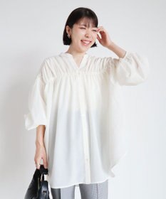 Green Parks シャーリングボリュームチュニック