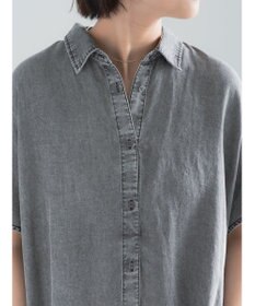 Te chichi ウォッシュデニムライクドルマンシャツ(セットアップ可)