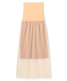 BEIGE， 【洗える】TAMARIX / ストレッチチュールIラインスカート