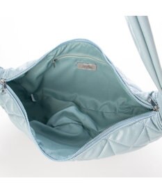 UNBILLION カシュカシュ cachecache / ソフト合皮キルティングハーフムーンショルダー