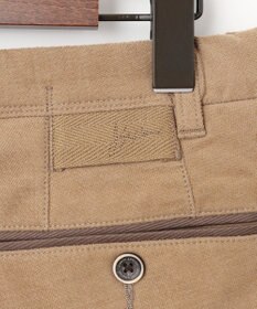 JOSEPH ABBOUD 【ウエストも伸びる！/2WAYストレッチ/暖かい/オーガニック】オーガニックコットン ウオーム パンツ