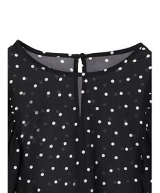 AMERICAN HOLIC ギャザースリーブドットブラウス