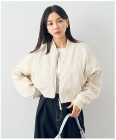 earth music&ecology ファーリバーシブルショートＭＡ－１