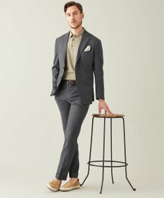 GOTAIRIKU 【AIRY MOVE / セットアップ対応】ウォッシャブルウールトロピカル セットアップパンツ