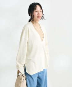 CRAFT STANDARD BOUTIQUE TC裏毛Ｖネックプルオーバー