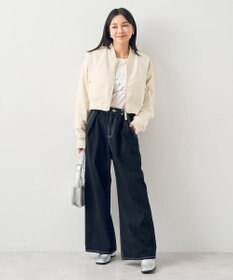 earth music&ecology ファーリバーシブルショートＭＡ－１