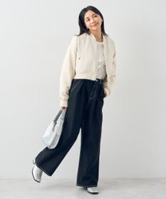 earth music&ecology ファーリバーシブルショートＭＡ－１