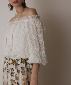 GRACE CONTINENTAL シャーリングトップ