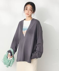 CRAFT STANDARD BOUTIQUE TC裏毛Ｖネックプルオーバー