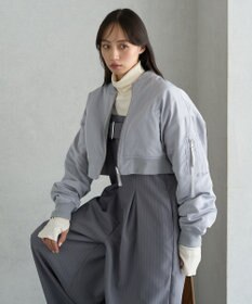 earth music&ecology ファーリバーシブルショートＭＡ－１