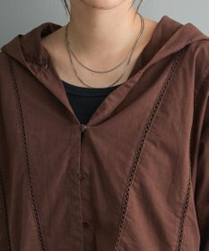 CRAFT STANDARD BOUTIQUE 梯子レースフード付きブラウス