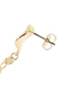 Green Parks ・ＨＡＬＦ　ＴＩＭＥ　メタルプレートパールピアス