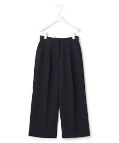 ICB 【WEB限定カラーあり】FluidBackSatin ワイドクロップドパンツ