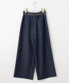 ANY SIS 【洗える】バイカラートリミングワイド パンツ