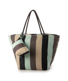 UNBILLION カシュカシュ cachecache / ウォータプルーフストライプビッグトート