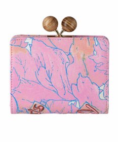 tsumori chisato CARRY 葉っぱ がま口 2つ折り財布