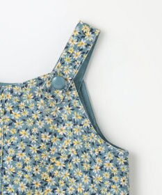 組曲 KIDS 【100㎝】モノトーンフラワーコーデュロイ ワンピース