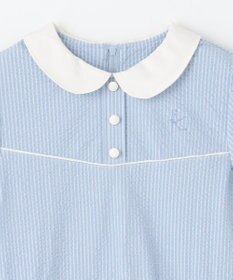 組曲 KIDS 【110-140㎝】サッカーストライプ ワンピース