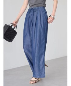 AMERICAN HOLIC 接触冷感デニムイージーワイドパンツ