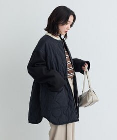 Green Parks フード取り外し薄中綿コート