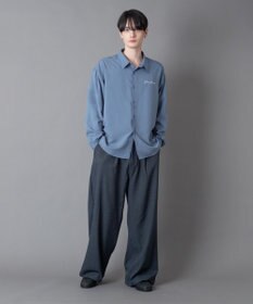 WEGO ワンポイントルーズシャツ（LS）