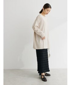 Green Parks シアーバックロゴチュニック