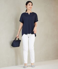 J.PRESS LADIES L 【洗える】BASIC STRETCH DENIM スキニー パンツ