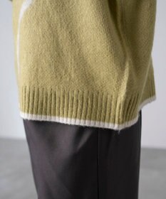 WEGO 【25年秋冬新作】ニュアンスライン配色プルオーバー