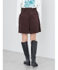 earth music&ecology ワッフルコーデュロイショートパンツ