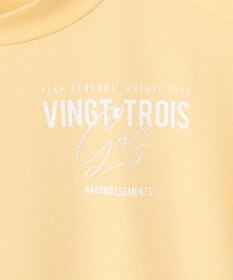 23区GOLF 【WOMEN】フレンチスリーブストレッチモックネック