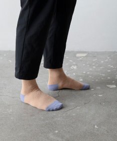 TRICOTE バンピーぼかしボーダーソックス