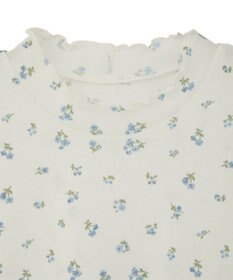 earth music&ecology ハイネックフラワーメロープルオーバー